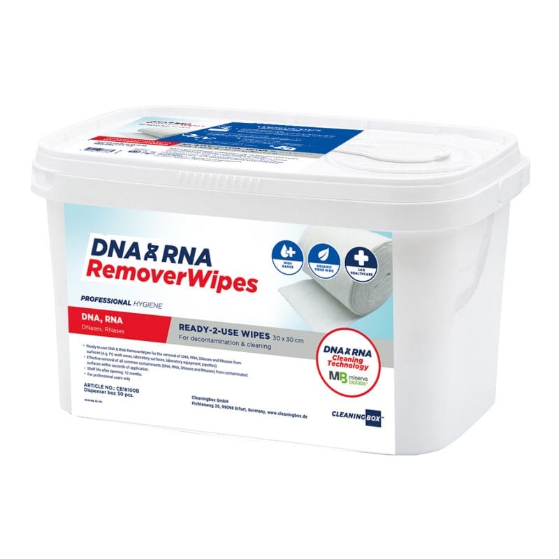 DNA & RNA RemoverWipes Spenderbox - Reinigungstücher zur Oberflächendekontamination - Med-Praxisbedarf