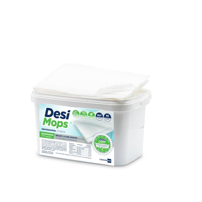 DesiMops Desinfektionsmopps Spenderbox - praktische Spenderbox von CleaningBox - Med-Praxisbedarf