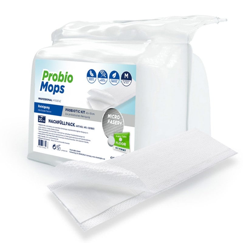 ProbioMops Nachfüllset CleaningBox - ergänzt probiotische Wischmop-Systeme - Med-Praxisbedarf