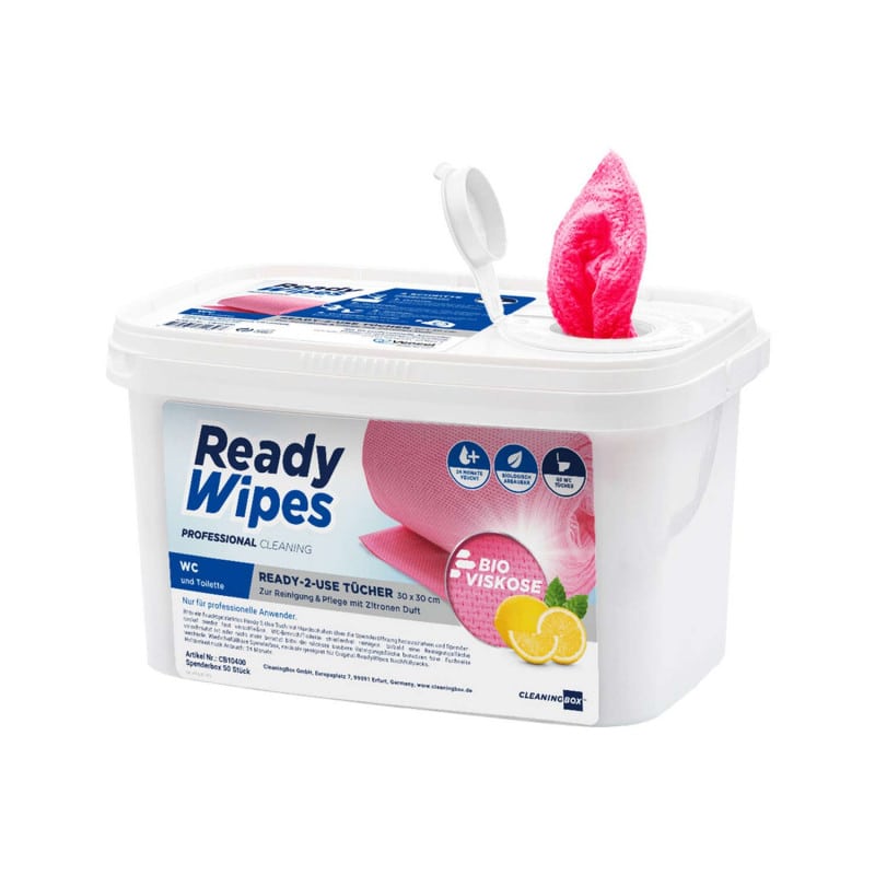 ReadyWipes Spenderbox im Einsatz - Desinfektion von Oberflächen in der Pflege - Med-Praxisbedarf
