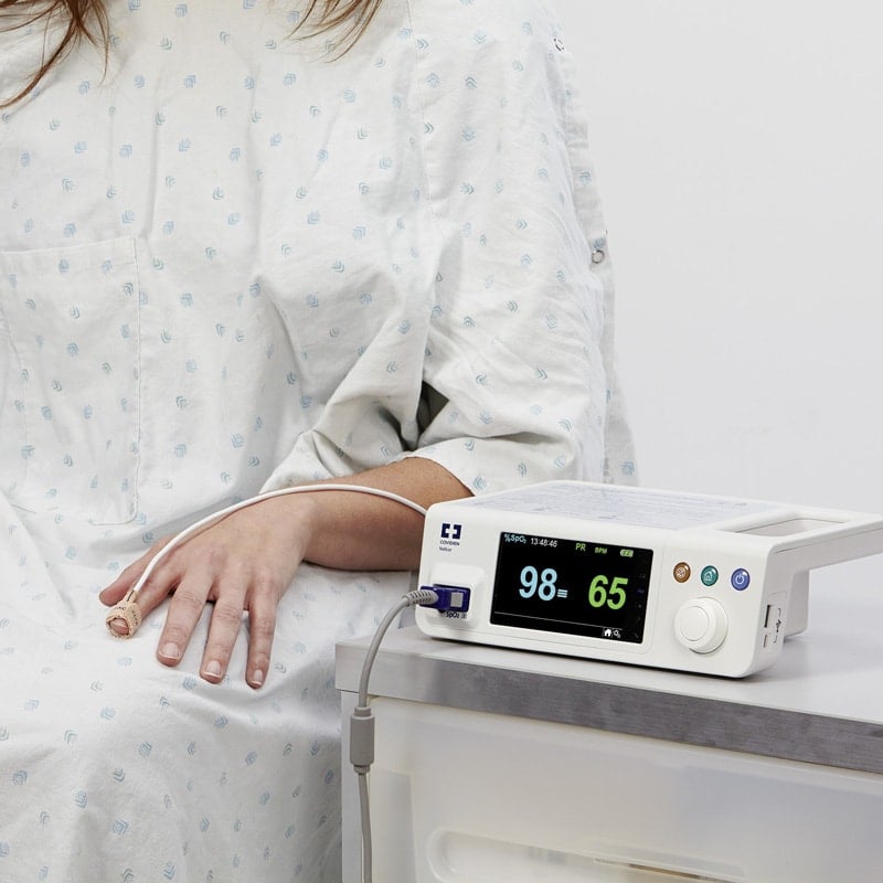 Nellcor PM100N SpO2 Monitor - zuverlässiges System zur Messung der Sauerstoffsättigung am Patientenbett - Med-Praxisbedarf