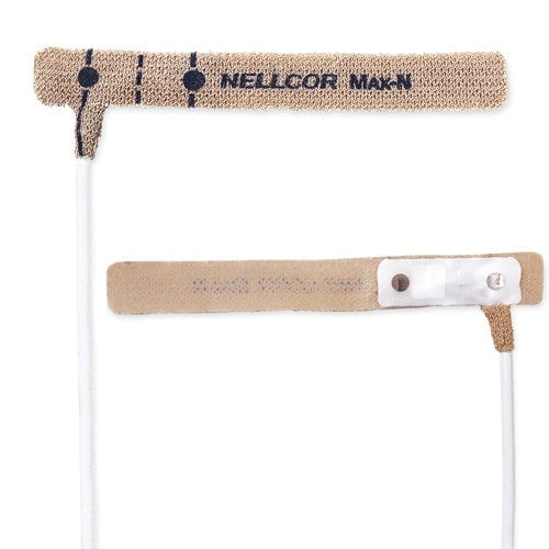 Nellcor OxiMax MAX-N-I Neugeborenen-Sensor für SpO2-Messung - Ein-Patient Klebesensor für 1-3 kg - Med-Praxisbedarf