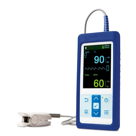 Schutzhülle für PM10N Pulsoximeter von Covidien - stabile Hülle für Nellcor Gerät - Med-Praxisbedarf