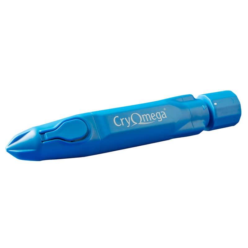 CryOmega II in der Hand - ergonomisches Design für Arztpraxen - Med-Praxisbedarf