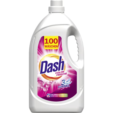 Dash Flüssigwaschmittel Color Frische - 100 WL für farbige Textilien in medizinischen Einrichtungen - Med-Praxisbedarf