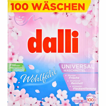 Großpackung Universalwaschmittel dalli Pulver - zuverlässig für medizinische Textilien - Med-Praxisbedarf