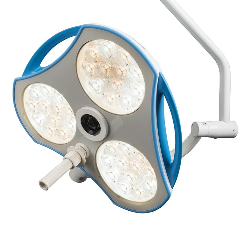 MACH LED 300MC Operationsleuchte - Farbwiedergabe Ra 97, R9 97 für optimale Detailerkennung - Med-Praxisbedarf