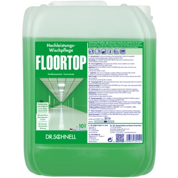 FLOORTOP Konzentrat von Dr. Schnell - Reinigungsmittel für Klinikböden, ergiebig - Med-Praxisbedarf
