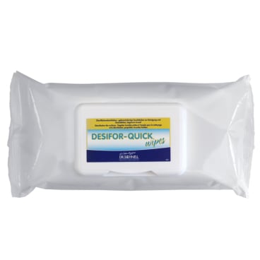 Desinfektionstücher DESIFOR-QUICK WIPES - für alkoholbeständige Oberflächen, praktische Flächendesinfektion - Med-Praxisbe...