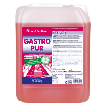 Geruchsneutraler Fettlöser GASTRO PUR - Reinigungsmittel für Profis gegen Öl, Fett und Ruß - Med-Praxisbedarf