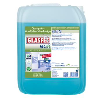 Dr. Schnell GLASFEE eco Glasreiniger - trocknet schnell und schlierenfrei ab, ergiebiges Konzentrat - Med-Praxisbedarf