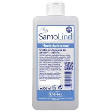Dr. Schnell SAMOLIND Hautschutzcreme Tube - parfümfrei, hinterlässt keinen Fettfilm - Med-Praxisbedarf