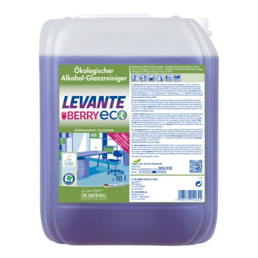 Levante Berry Eco Glanzreiniger Konzentrat - ergiebiges Reinigungsmittel für nachhaltige Gebäudereinigung - Med-Praxisbedarf