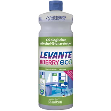 Glanzreiniger Levante Berry Eco hochkonzentriert - mit Beeren-Duft für professionelle Oberflächenreinigung - Med-Praxisbedarf