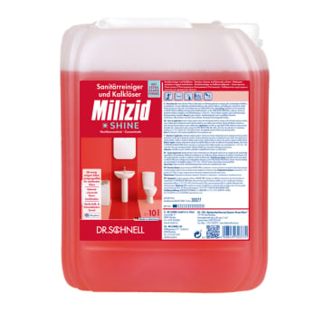 MILIZID SHINE Gebinde mit Etikett - Konzentrat für professionelle Gebäudereinigung - Med-Praxisbedarf
