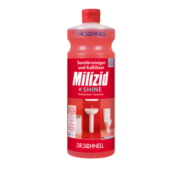 Dr. Schnell Sanitärreiniger MILIZID SHINE Konzentrat - für säurebeständige Oberflächen - Med-Praxisbedarf