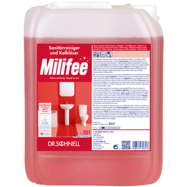 Sanitärreiniger Milifee Flasche mit Sprühkopf - gebrauchsfertiger Profi-Badreiniger - Med-Praxisbedarf