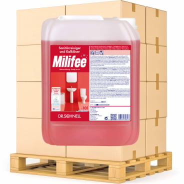 Dr. Schnell Milifee Reiniger in Gebrauch - Desinfektion von Sanitäroberflächen - Med-Praxisbedarf