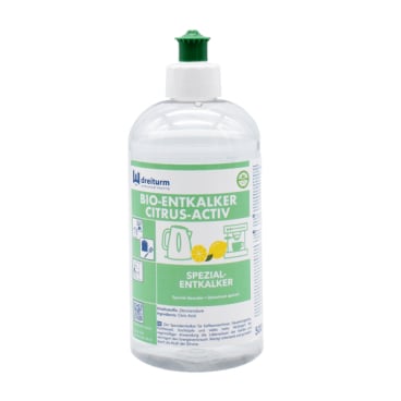 Dreiturm BIO-ENTKALKER Citrus-Activ - Spezialentkalker für Kaffeemaschinen und medizinische Geräte - Med-Praxisbedarf