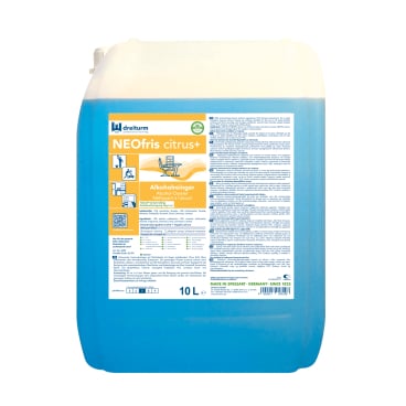 NEOfris citrus+ Alkoholreiniger Dreiturm - Universalreiniger, Flasche mit Zitrusduft - Med-Praxisbedarf