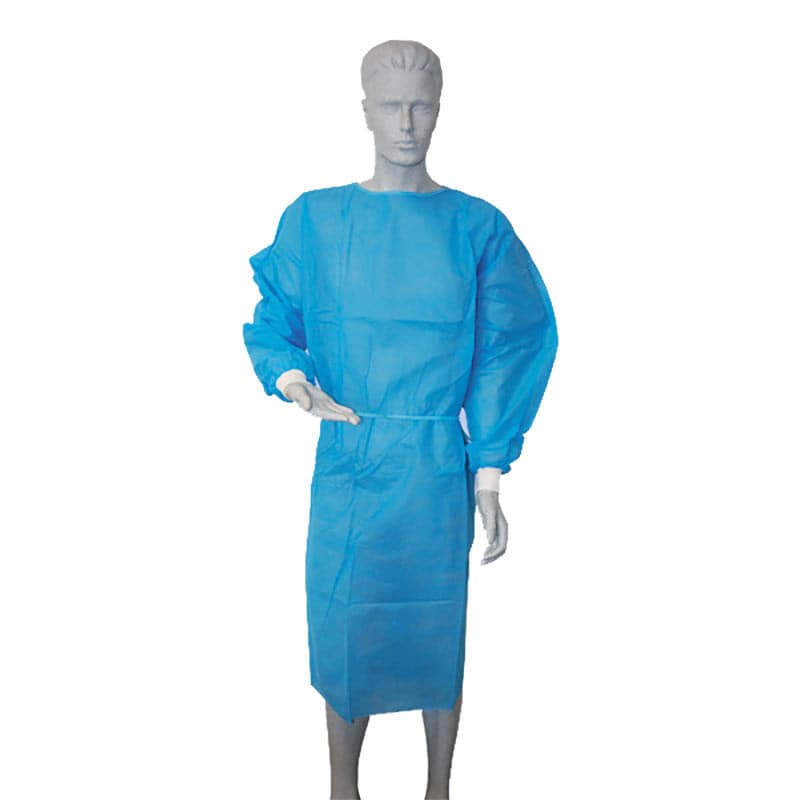 Besucherkittel aus Vlies blau - Einwegkittel aus Polypropylen, 40 g/m² - Med-Praxisbedarf