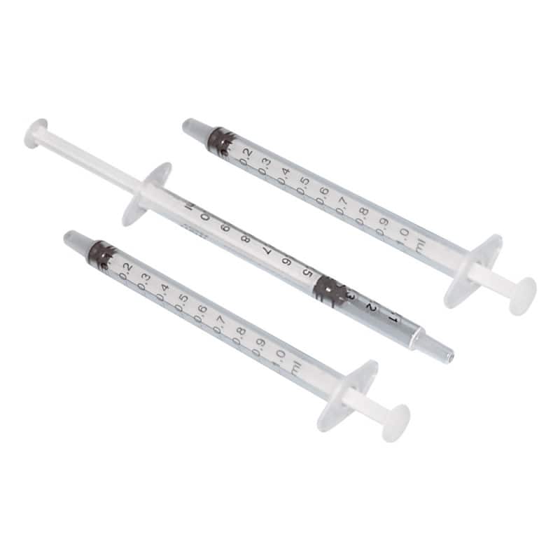 Tuberkulin-Spritze 1ml ohne Kanüle - präzise, DIN EN ISO 7886-1 Norm - Med-Praxisbedarf