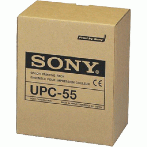 Sony UPC-55 Fotodruck-Paket - 200 Blatt kontrastreiches Druckerpapier für Sony Farbdrucker - Med-Praxisbedarf