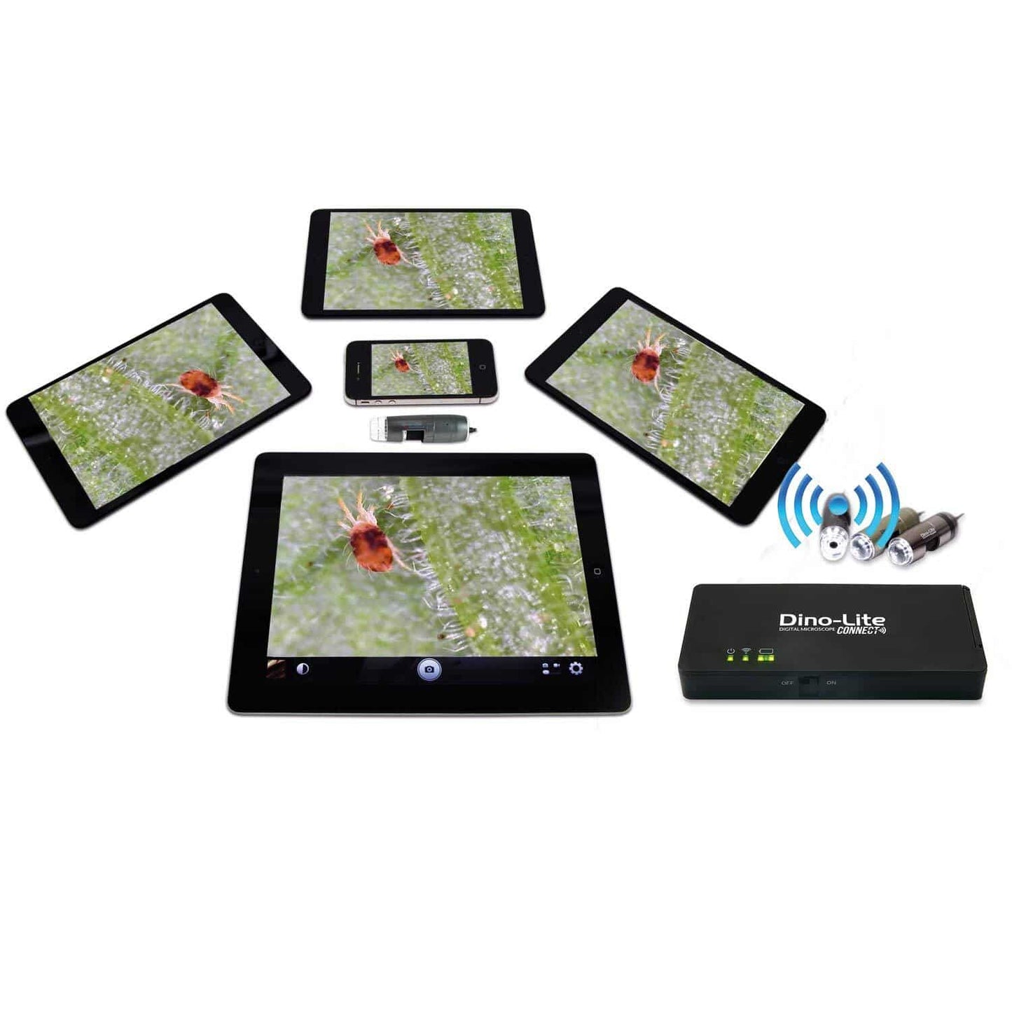 Dino-Lite WLAN-Streamer Adapter - drahtlose Nutzung von Dino-Lite USB-Modellen für Team-Besprechungen - Med-Praxisbedarf
