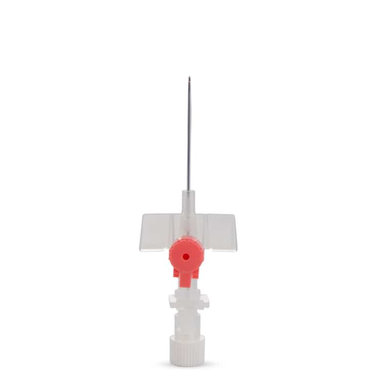 VASUFLO INT PTFE Sicherheitskanüle - Mit transparentem Flügel und PTFE-Material für Biokompatibilität - Med-Praxisbedarf