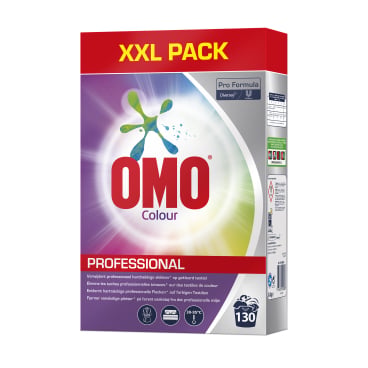 OMO Professional Color Waschmittel XXL Pack - Waschpulver für Buntwäsche im Healthcare-Bereich - Med-Praxisbedarf