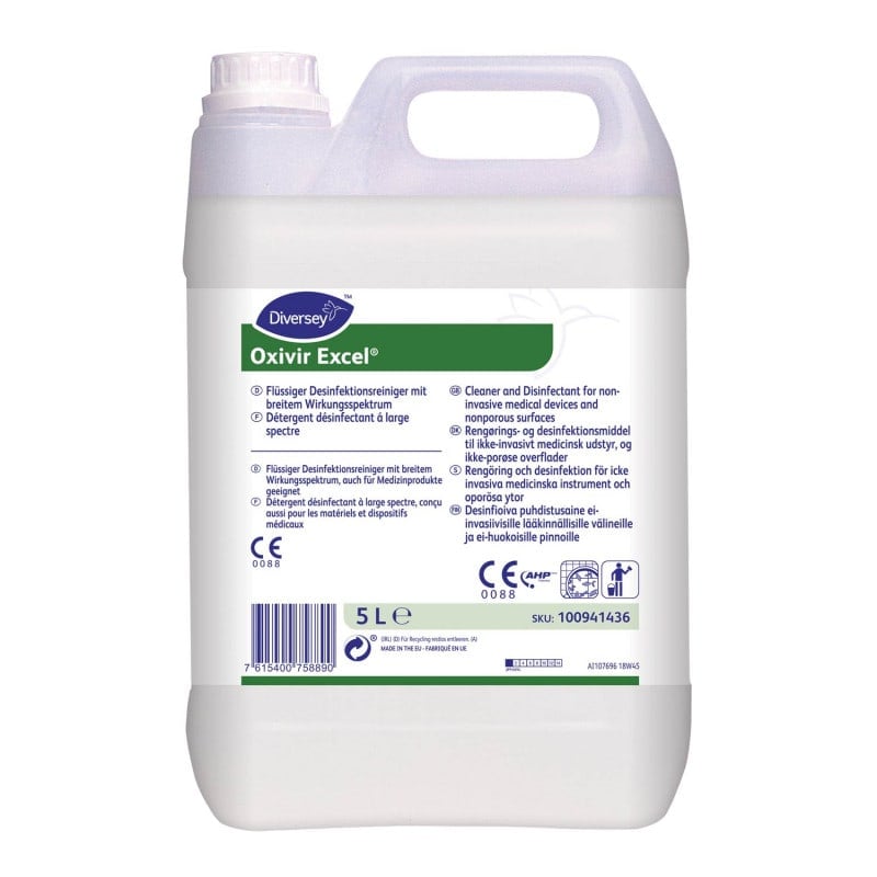 Oxivir Excel Desinfektionsreiniger Konzentrat - hochkonzentriert, viruzid und bakterizid - Med-Praxisbedarf
