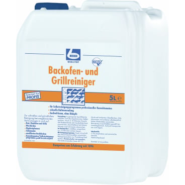 Backofenreiniger Dr. Becher - zuverlässige Lösung für Öfen und Grills in Kliniken - Med-Praxisbedarf