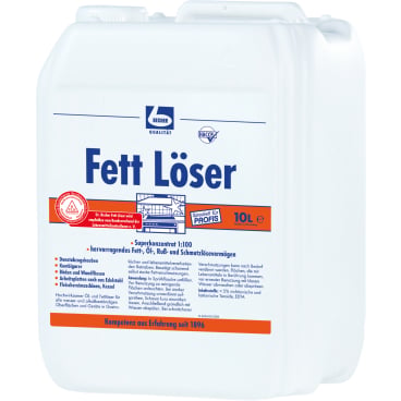 Alkalischer Fettlöser Dr. Becher - für gewerbliche Küchen und Reinigungsbereiche - Med-Praxisbedarf