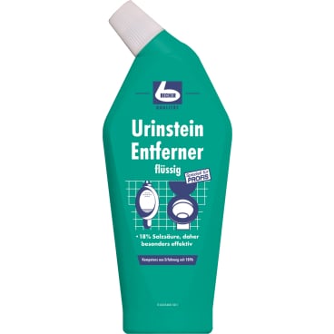 Dr. Becher Urinstein Entferner - Reinigungsmittel zur Entfernung von Urinstein in Sanitärbereichen - Med-Praxisbedarf