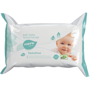 Care Zone Babywipes Sensitive Reinigungstücher - sanft für empfindliche Babyhaut, von Dr. Schumacher - Med-Praxisbedarf