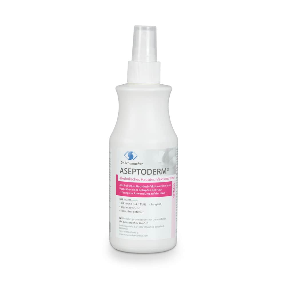 ASEPTODERM Hautdesinfektion Flasche 500ml - mit Spenderversorgung - Med-Praxisbedarf