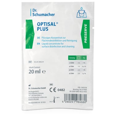 OPTISAL plus Reiniger und Desinfektor - Konzentrat in der praktischen Kanistergröße - Med-Praxisbedarf