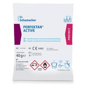 Dr. Schumacher Perfektan active - Gebinde mit Desinfektionspulver für medizinische Instrumente - Med-Praxisbedarf