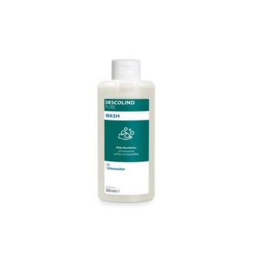 Waschlotion DESCOLIND PURE WASH parfümfrei - für die tägliche Reinigung sensibler Hände, schonende Formel - Med-Praxisbedarf