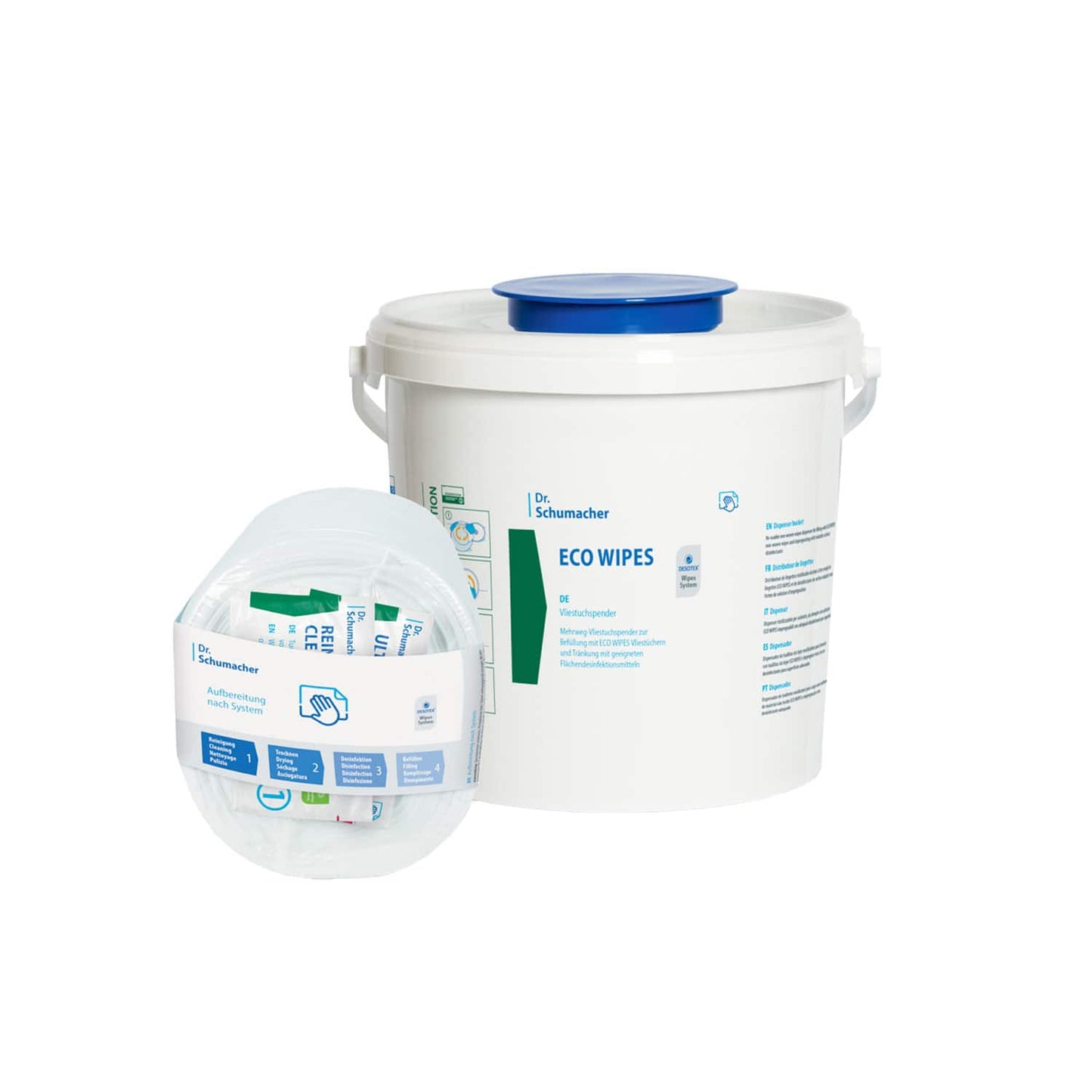 ECO WIPES Vliestuchrollen - Vliestuchrolle zur Entnahme aus dem Spendersystem - Med-Praxisbedarf