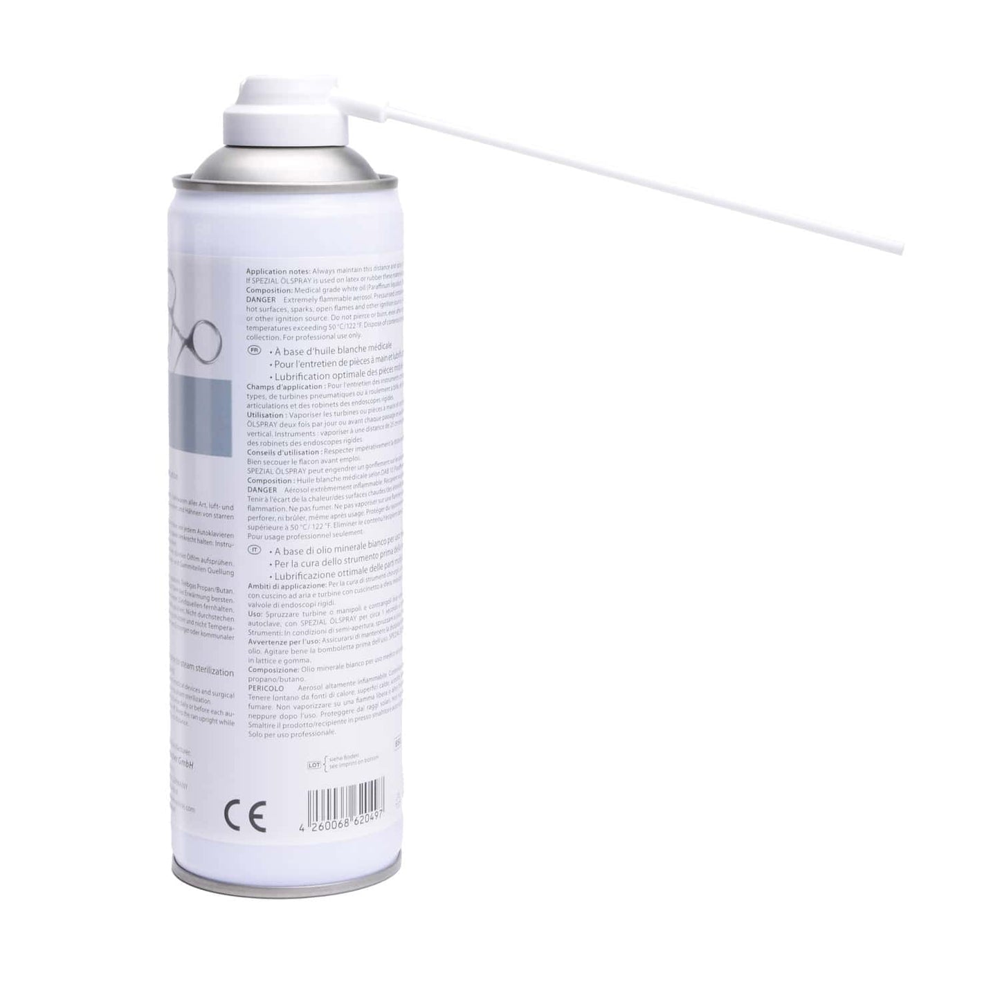 Dr. Schumacher Instrumenten-Spray - medizinisches Weißöl zur Pflege aller Instrumententypen - Med-Praxisbedarf
