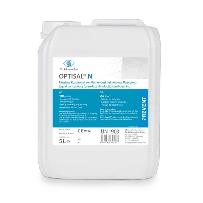 Optisal N Reinigungs- und Desinfektionsmittel - Konzentrat von Dr. Schumacher für Klinikhygiene - Med-Praxisbedarf