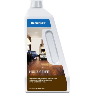Dr. Schutz® Holz-Seife natur - Reinigung von geölt-gewachsten Holzböden - Med-Praxisbedarf