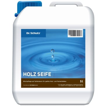 Holz-Seife Wischpflege natur - milde Seife für geölte Parkettböden, Dr. Schutz® - Med-Praxisbedarf