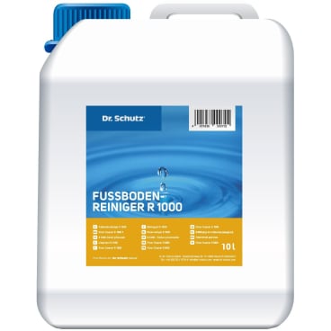 R 1000 Fußbodenreiniger Dr. Schutz® - wasserbasiert für PVC, Linoleum, Vinyl - Med-Praxisbedarf
