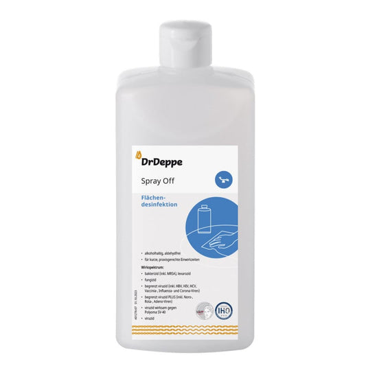Spray Off Flächendesinfektion - gebrauchsfertige Schnelldesinfektion für Oberflächen - Med-Praxisbedarf