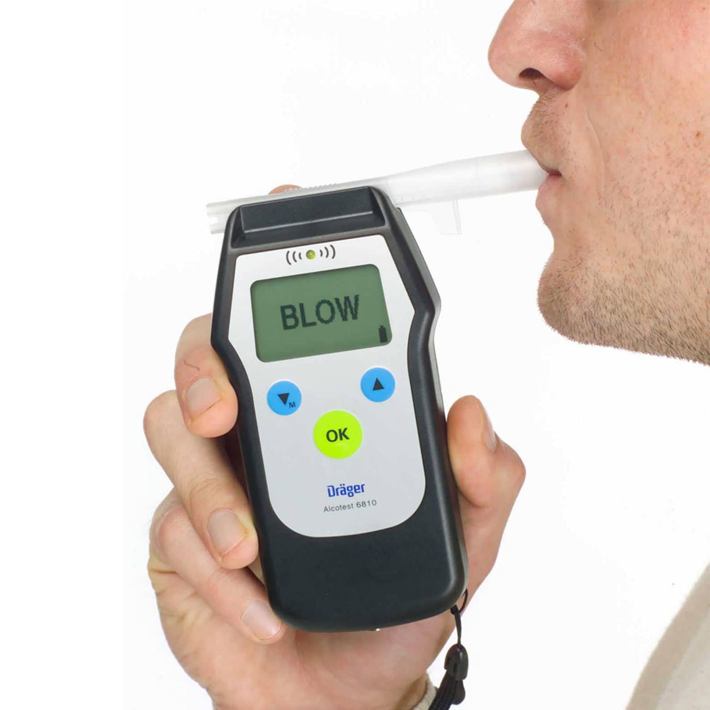 Dräger Slide n Click Mundstücke Nahaufnahme - Einsteckmechanismus für Alcotest-Serie - Med-Praxisbedarf