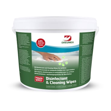 Dreumex Desinfektionstücher Disinfectant & Cleaning Wipes - für schnelle Reinigung und Desinfektion von Kontaktflächen - M...