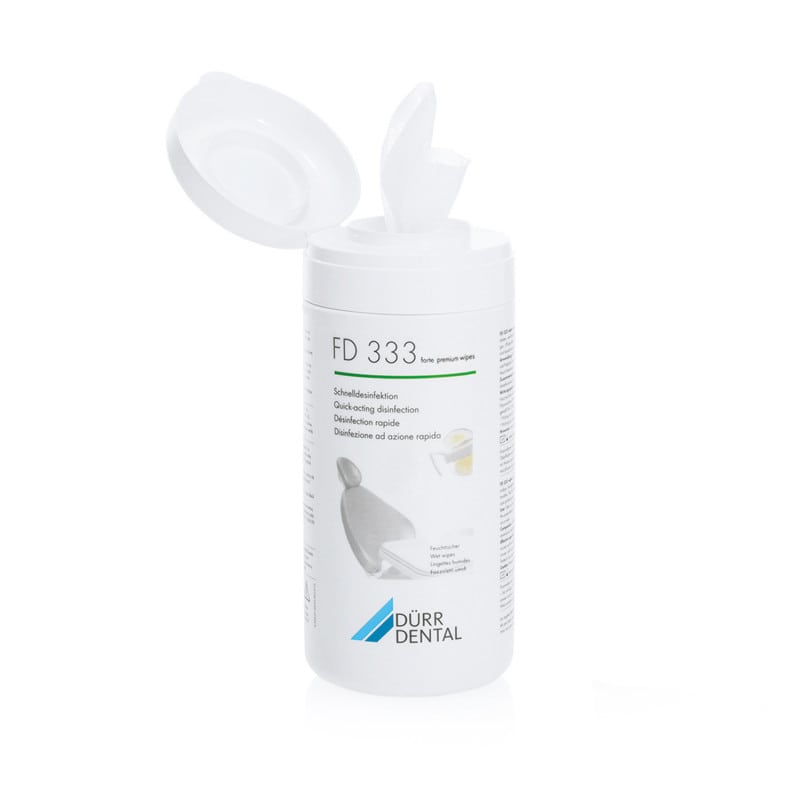Desinfektionstücher FD 333 forte premium wipes Dürr Dental - gebrauchsfertige Tücher für die Schnelldesinfektion - Med-Pra...