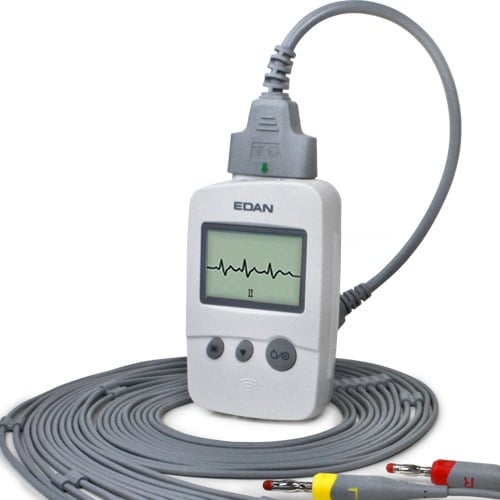 Kabelloses EKG-Gerät PADECG - von EDAN für Smartphones und Tablets - Med-Praxisbedarf